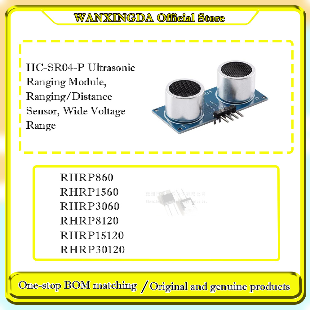 Ultrasonic Sensor Hc-Sr04 - 新品 RHRP860 1560 3060 8120 15120