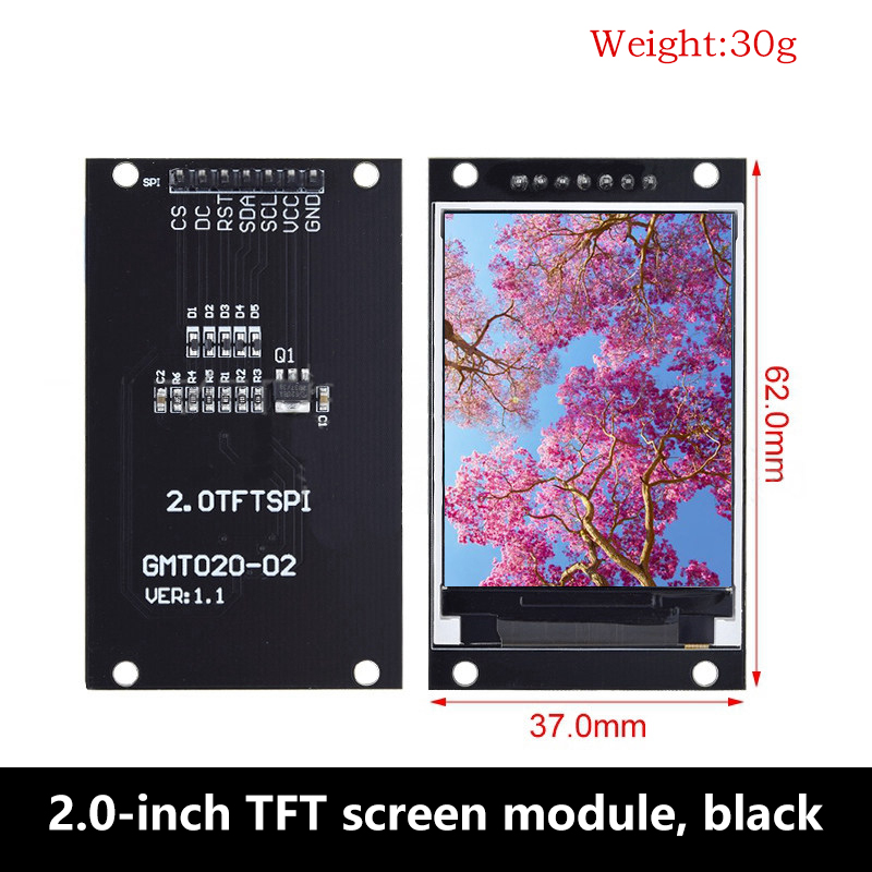 Tft Display 2.4 - 1.77/2.0/2.4/2.8インチ SPI TFT LCDスクリーンモジュール 240X320 160X128