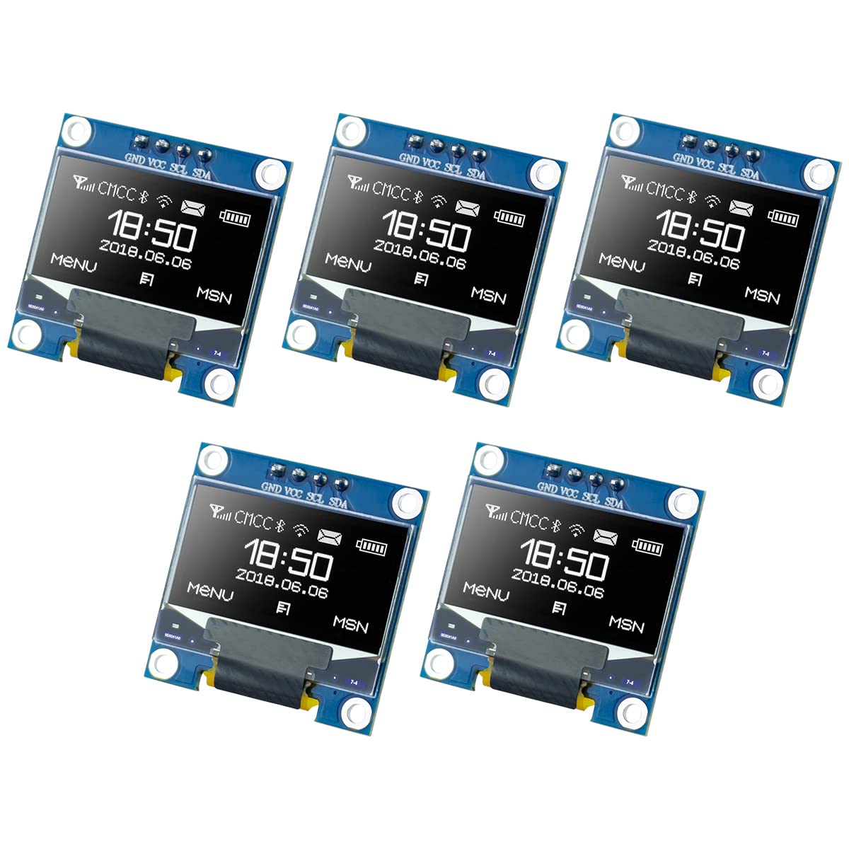 Ssd1306 - 0.96 インチ OLED I2C IIC ディスプレイモジュール