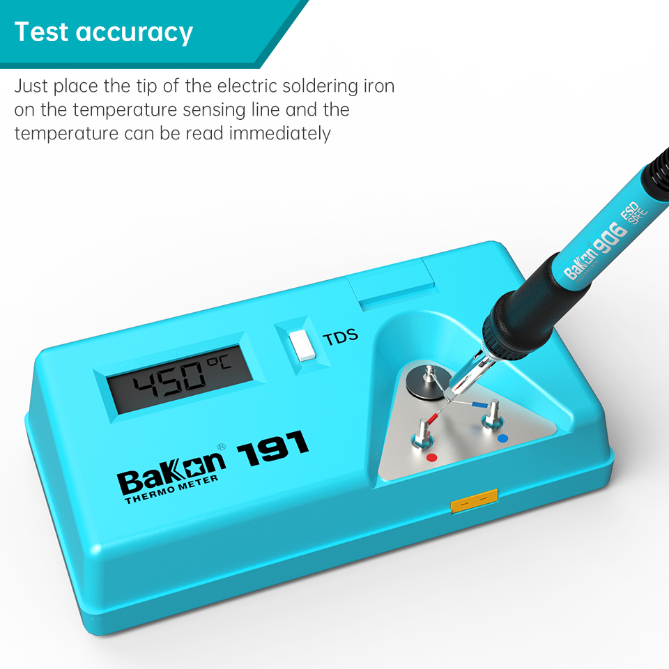 Bakon BK191 はんだこて先テスター温度計、無鉛はん - Soldering Iron Temperature Probe のレビューと価格