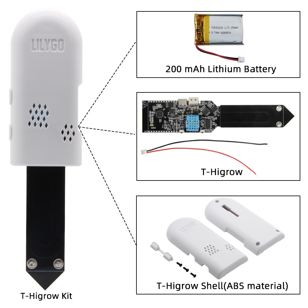 LILYGO T-Higrow ESP32 WiFi Blu - Dht11 のレビューと価格