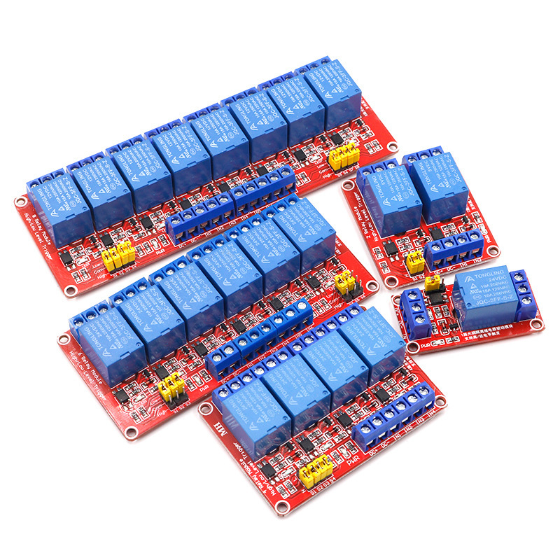 1/2/4/8チャンネル、5V/12V/24V対応、光絶縁リ - Relay Module 1 Channel のレビューと価格