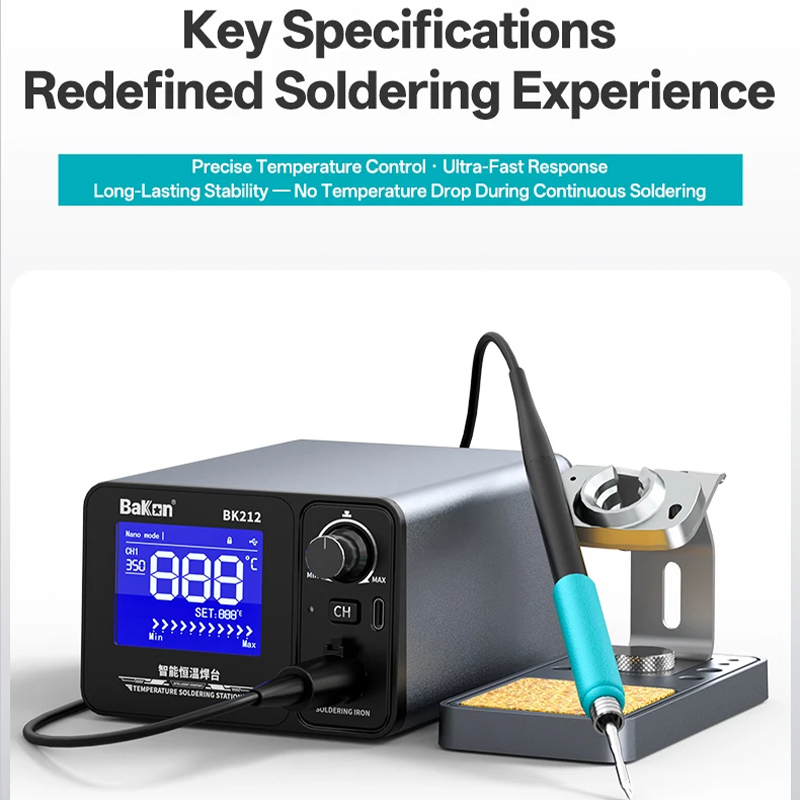Bakon BK212 スマートはんだ付けステーション 18 - Soldering Iron Temperature Probe のレビューと価格