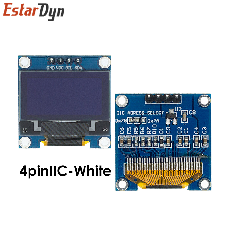 0.96 インチ IIC SPI シリアル 7/4 ピン白/ - Ssd1306 のレビューと価格