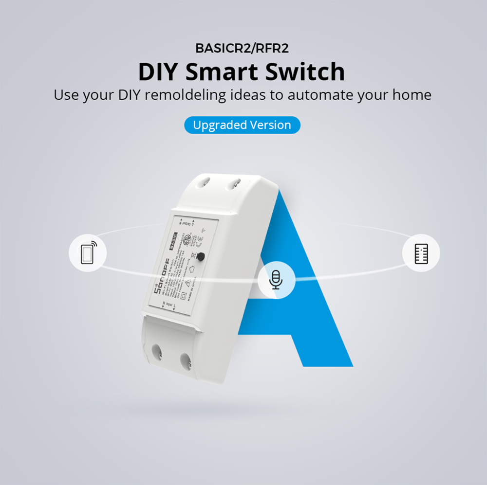 スマートスイッチ 1-10 個 SONOFF RFR2 Wi - Relay Module 1 Channel のレビューと価格