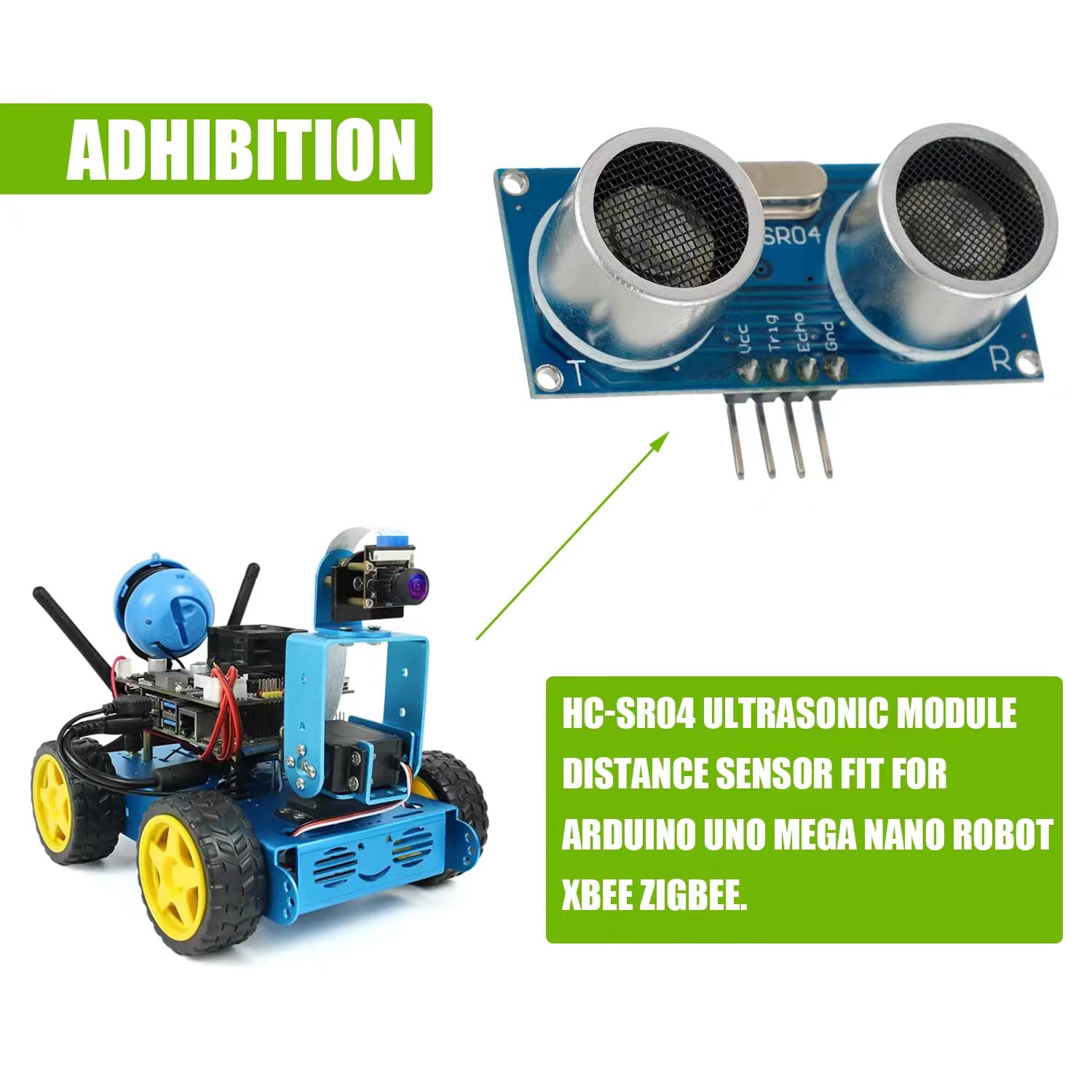 10 個 HC-SR04 超音波センサー距離モジュール Ar - Ultrasonic Sensor Hc-Sr04 のレビューと価格