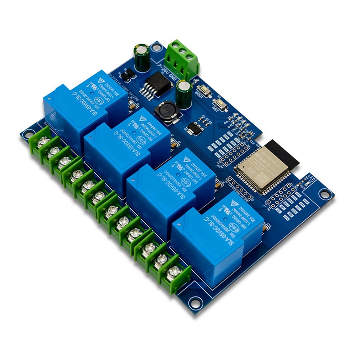 HDL 4 チャンネル リレー モジュール 30A DC7- - Relay Module 4 Channel のレビューと価格