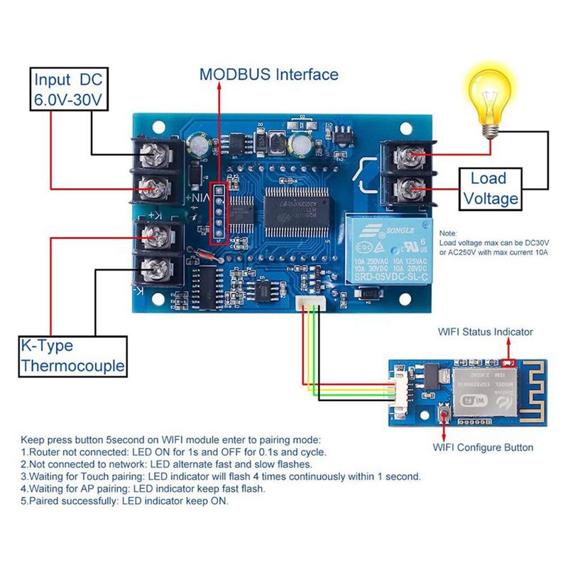 DT17 2X 12V DCデジタル温度コントローラー、Wi - Thermocouple Module K Type のレビューと価格