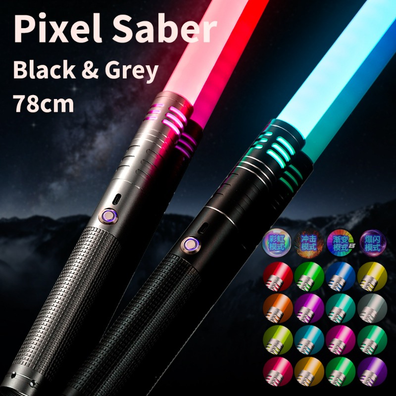 クールなライトセーバーおもしろギフト-78cm合金レーザーソ - Neopixel のレビューと価格